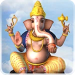 3d ganesh live wallpaper android application logo